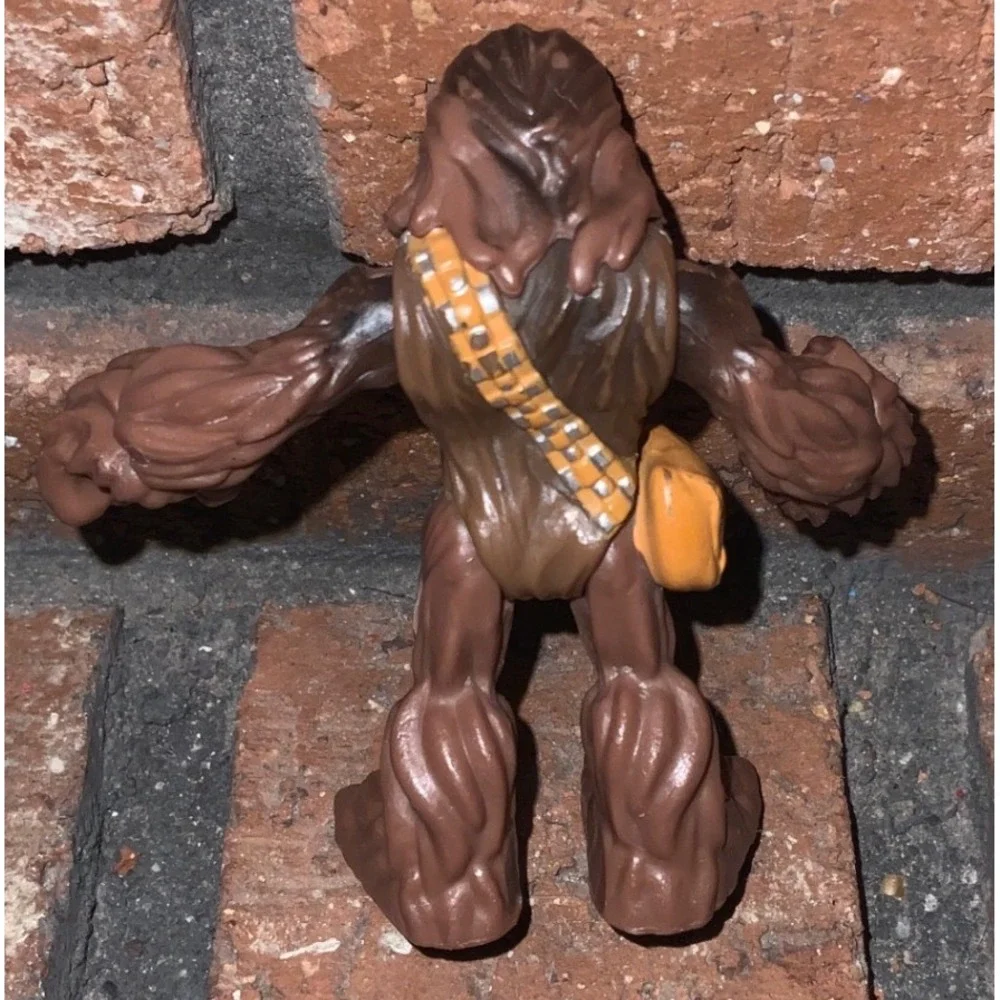 Star Wars Galactic Heroes Chewbacca Wookiee Action Figure Playskool Hasbro Brown